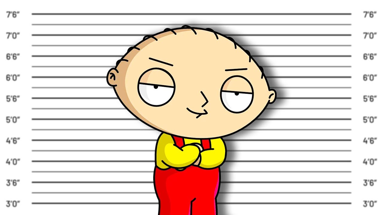 If Stewie Griffin Was Charged For His Crimes (Family Guy Characters)