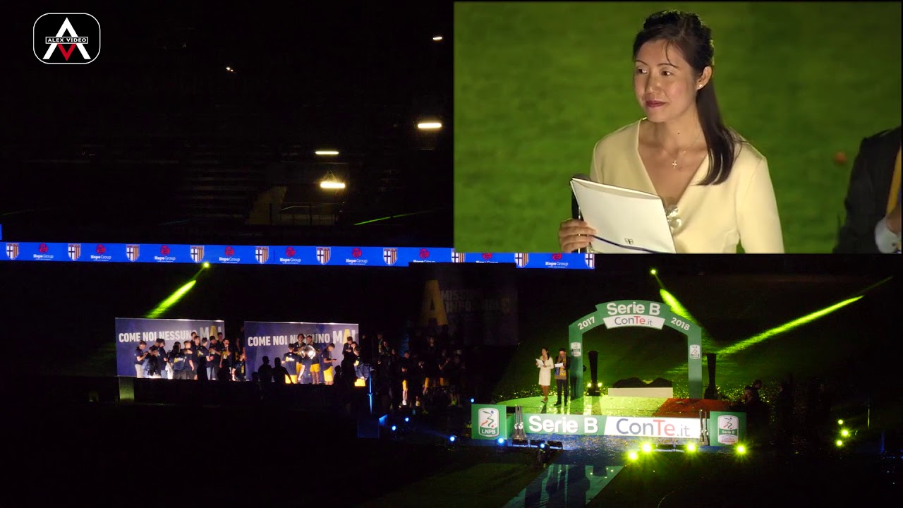 Il presidente del Parma Lizhang [ Parma, Stadio Tardini 27.05.2018 ]