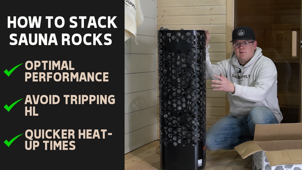 How To Properly Stack Rocks in Finnleo Himalaya Rock Tower Sauna Heater
