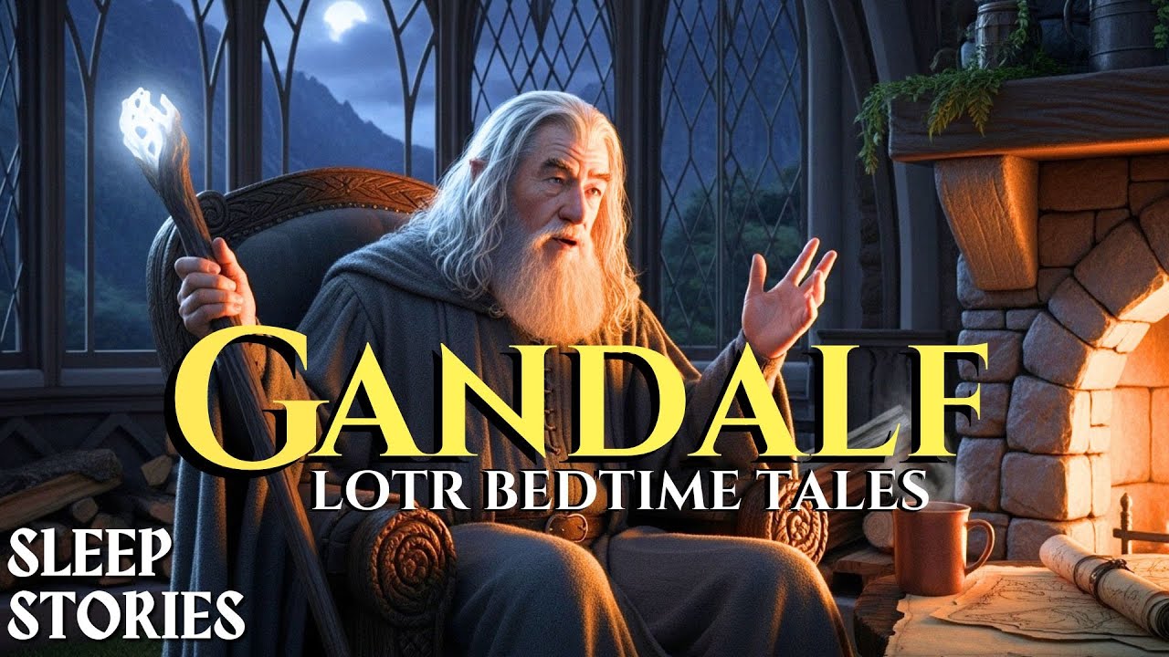 [NO ADS] POV: Gandalf Tells You Stories by the Fire | Middle-Earth ASMR | Cozy Wizard Tale for Sleep