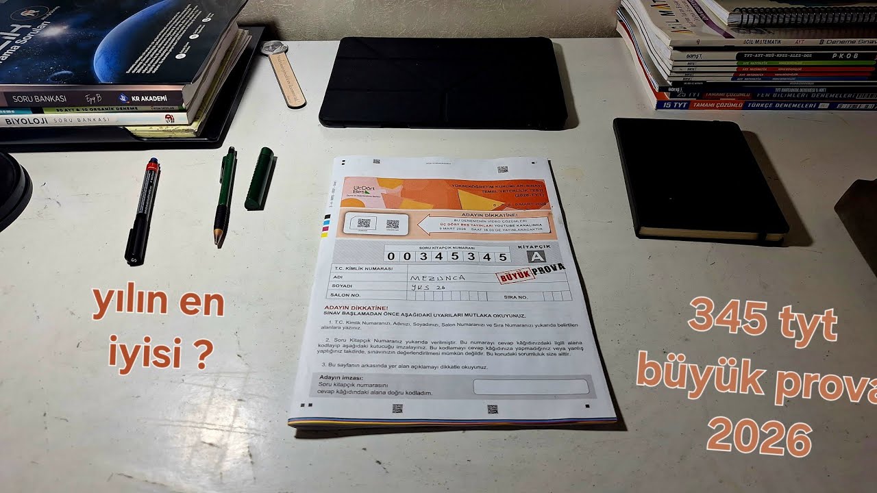 2026 345 TYT BÜYÜK PROVA DEĞERLENDİRME #mezun 