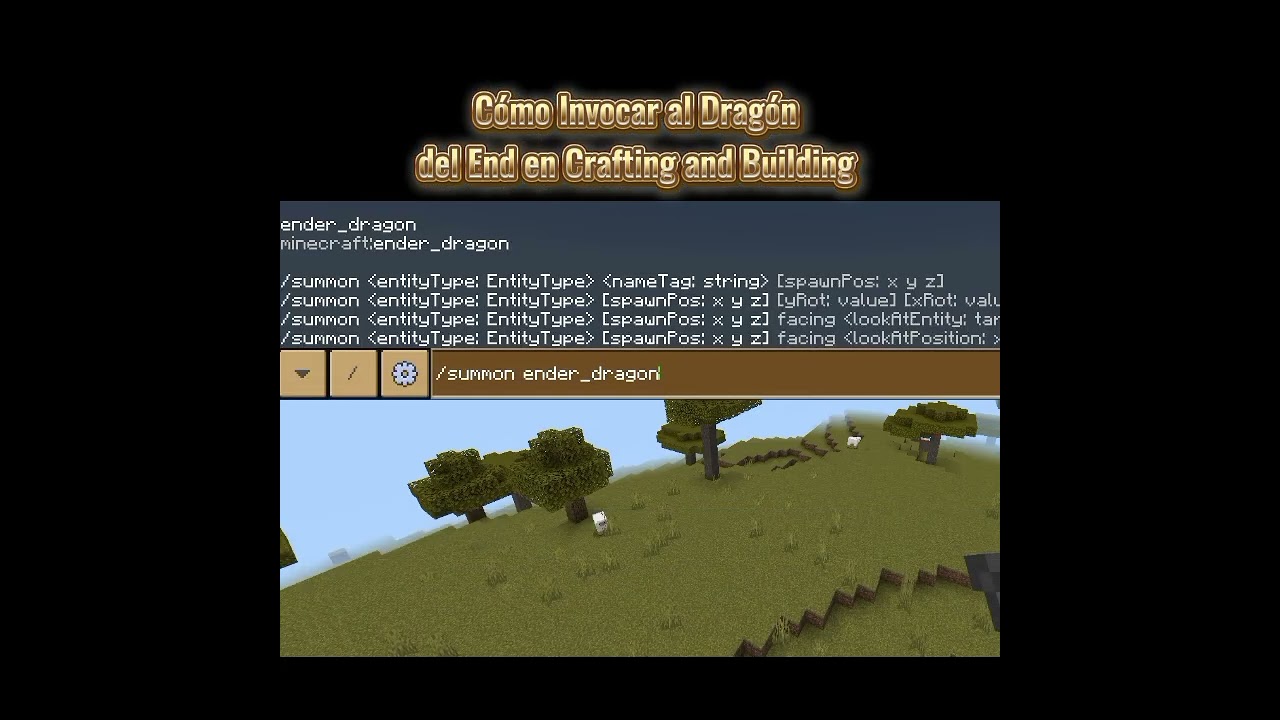 Cómo Invocar al Dragón del End en Crafting and Building