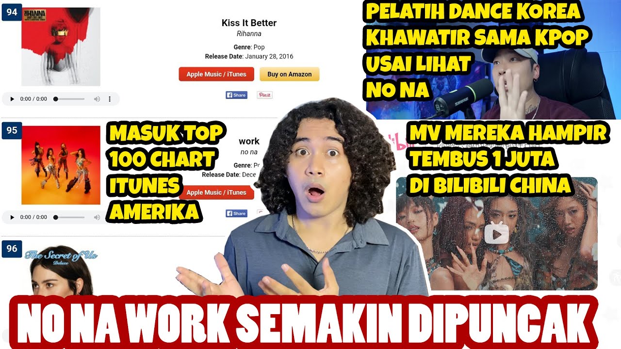 No Na Work Tembus Chart Amerika Hingga Pelatih Dance Korea Soroti No Na : Standarnya Gila !!