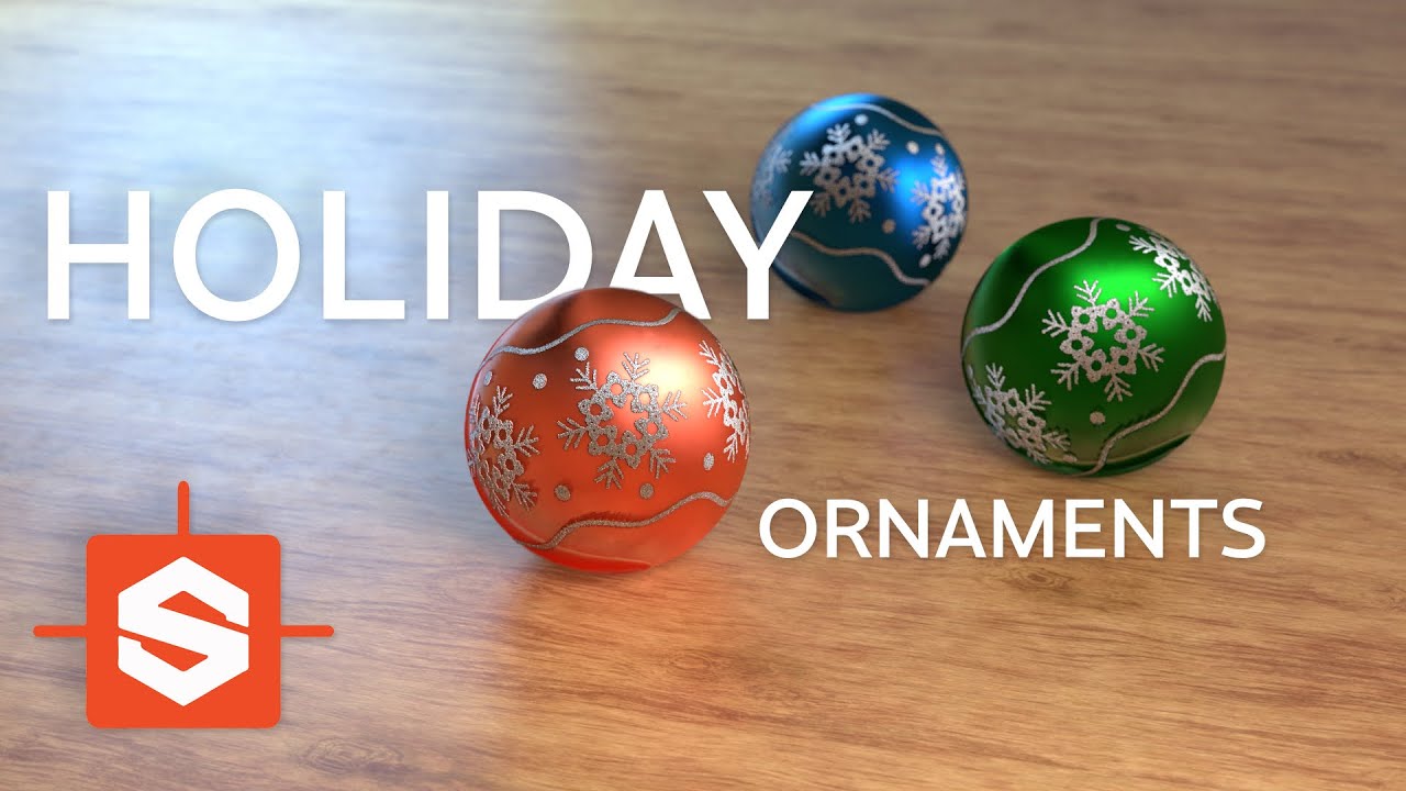 Create Holiday Ornaments in Substance Designer | Glitter, Geometric Shapes, and Metalness