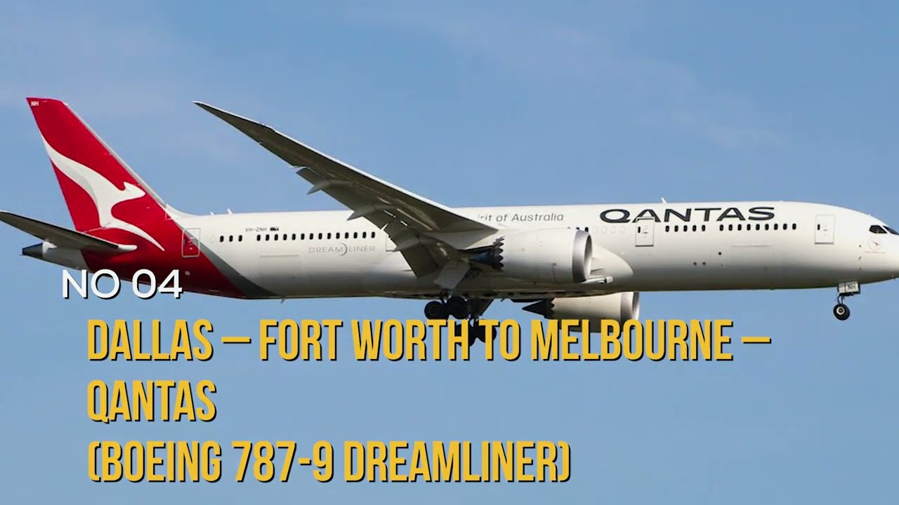 Longest Commercial Flights in the World