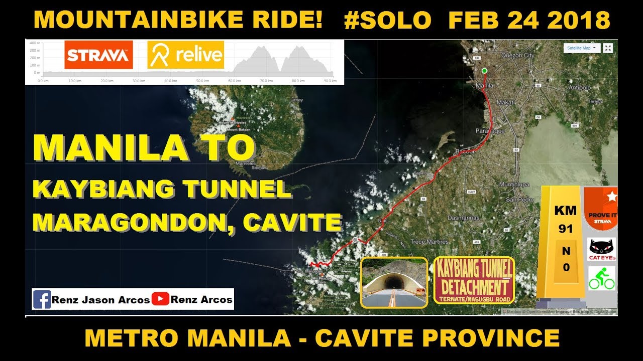 MANILA TO KAYBIANG TUNNEL MTB RIDE 2018