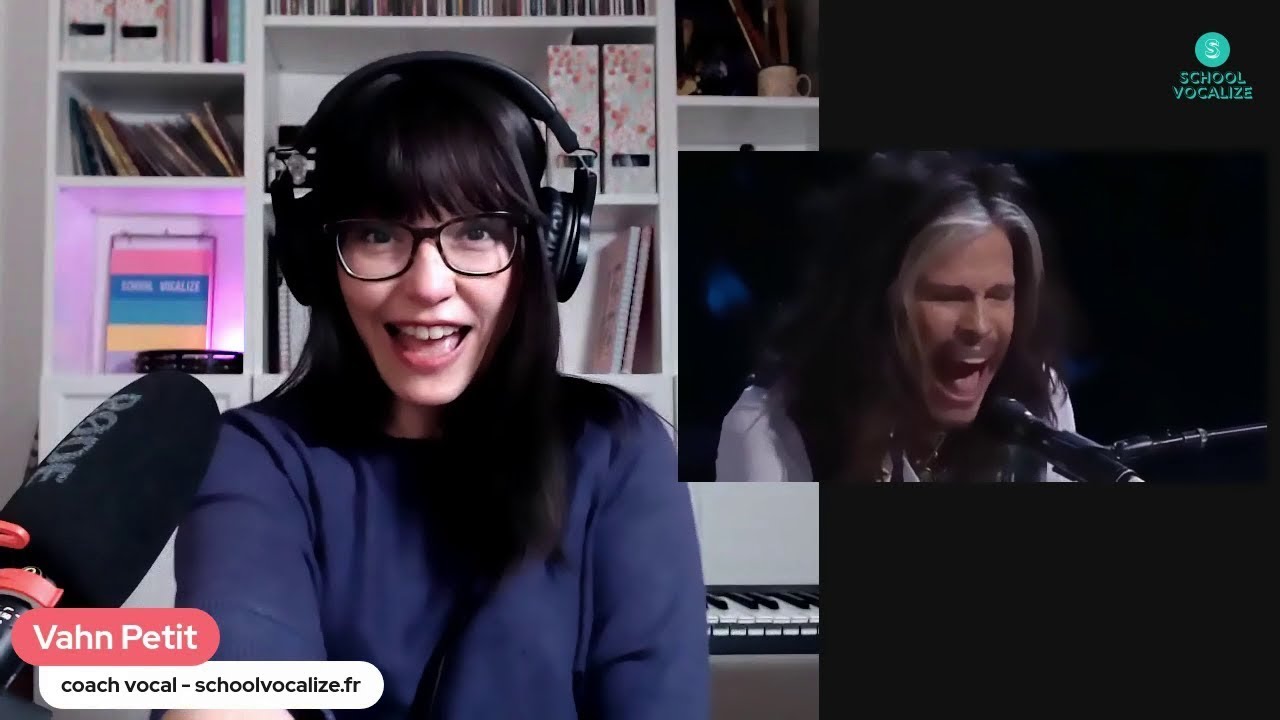 Coach vocal REACTION - STEVEN TYLER et son SCREAM (Dream On)