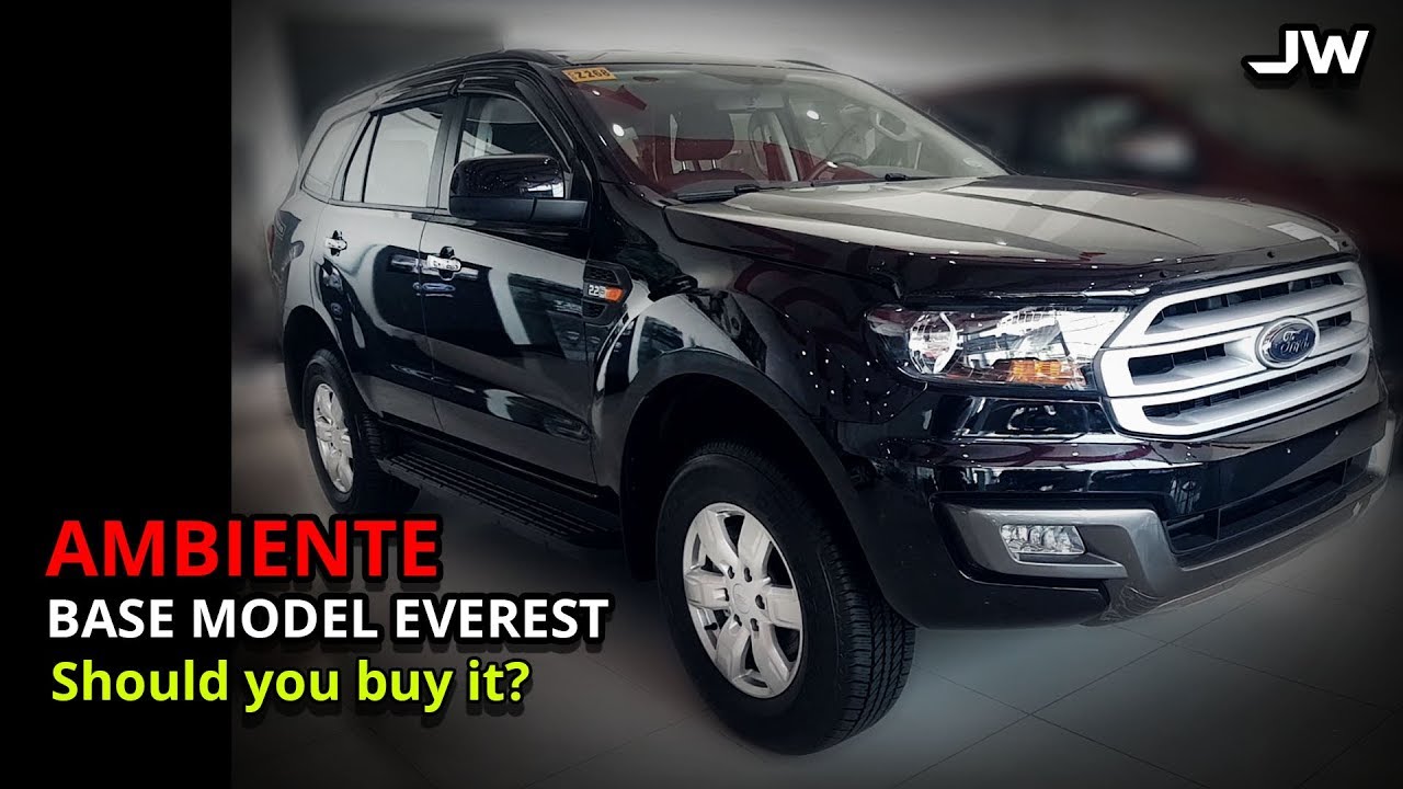 Обзор Ford Everest Ambiente 4x2 AT — лучше, чем Mux LS, Montero GLS и Fortuner? — Филиппины