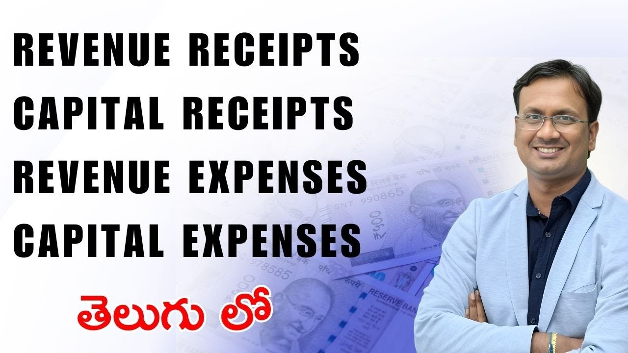 Explained by Suresh Sir | Revenue Receipts | Capital Receipts | Revenue Expenses | Capital Expenses