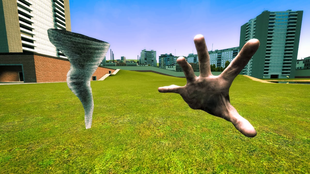 Tornado Nextbot and hand Nextbot Gmod