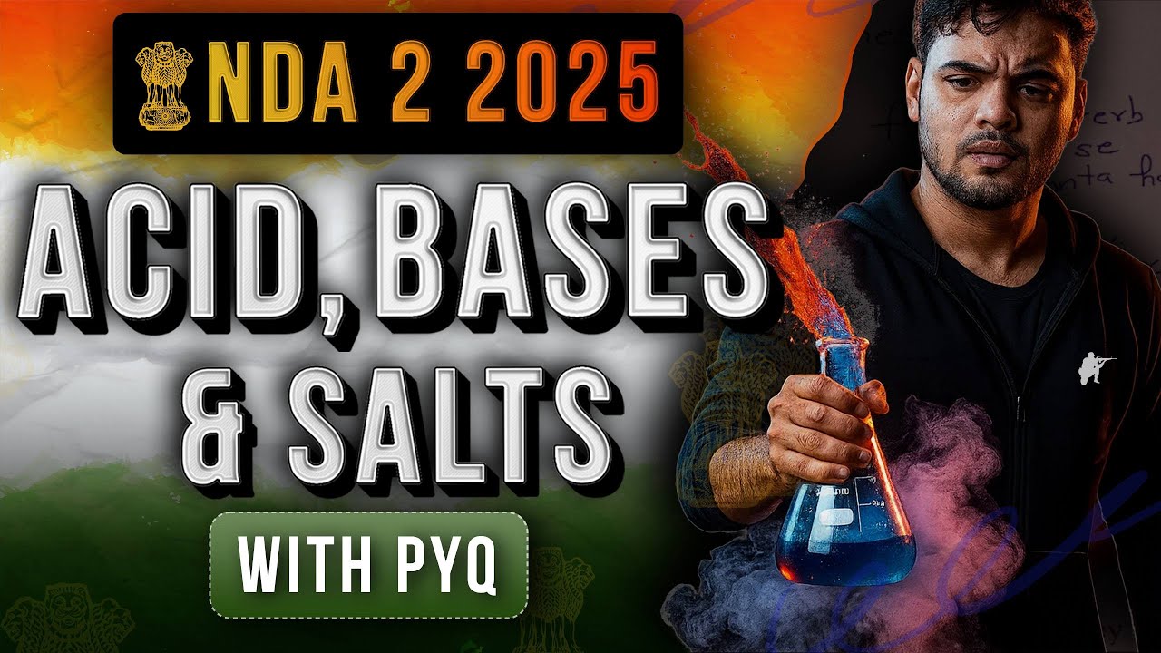 NDA Chemistry: Acids, Bases & Salts (One Shot) | Full Chapter for NDA 2 2025