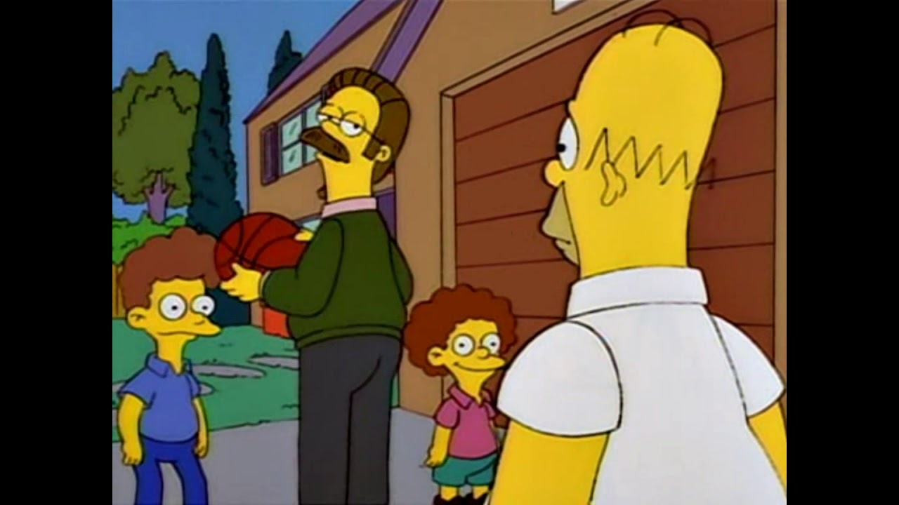Homer en los arbustos, los simpsons castellano Homer ama