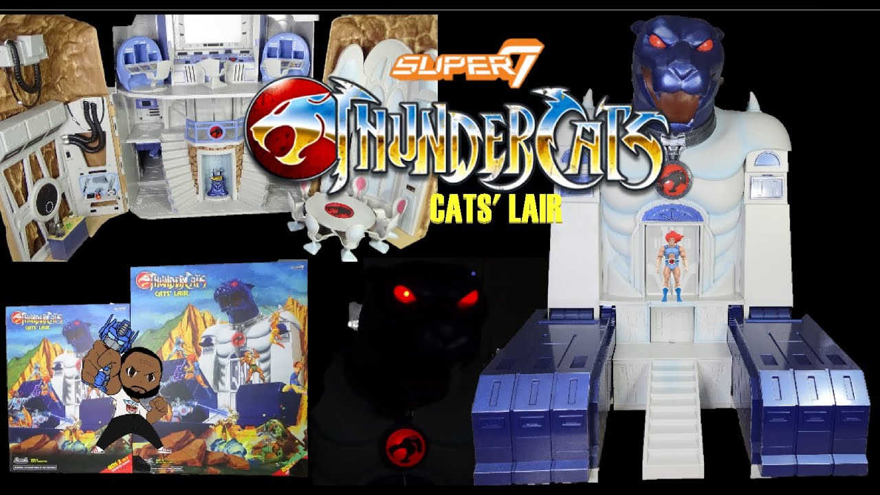 THUNDERCATS Cats Lair Super 7 Unboxing and full review.