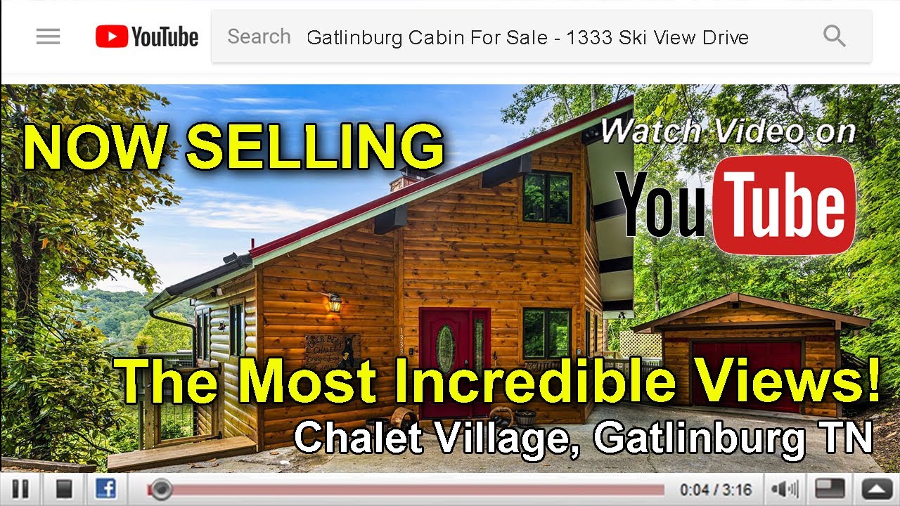 Gatlinburg Cabin For Sale - 1333 Ski View Drive - Mountain Views - By Randy Bable of 10 Realty