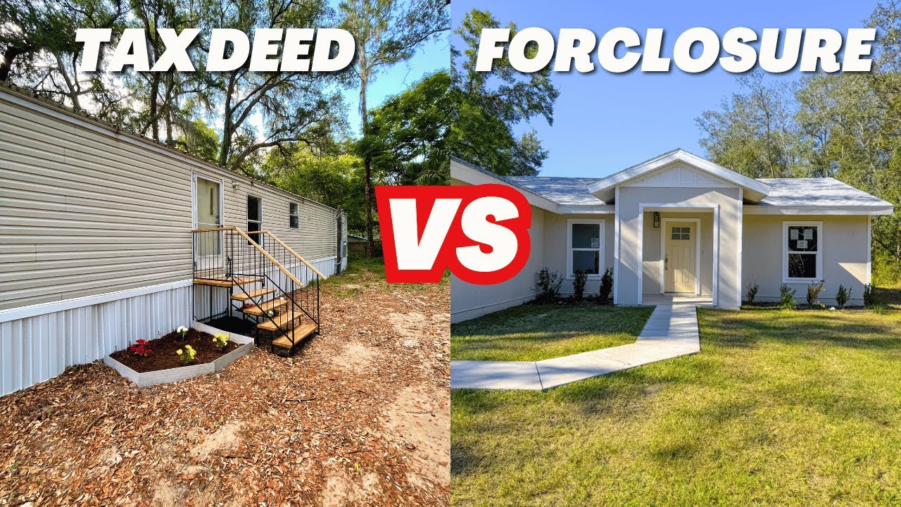 Tax Deed vs Foreclosure Auctions: What&rsquo;s Better for First-Time Real Estate Investors?