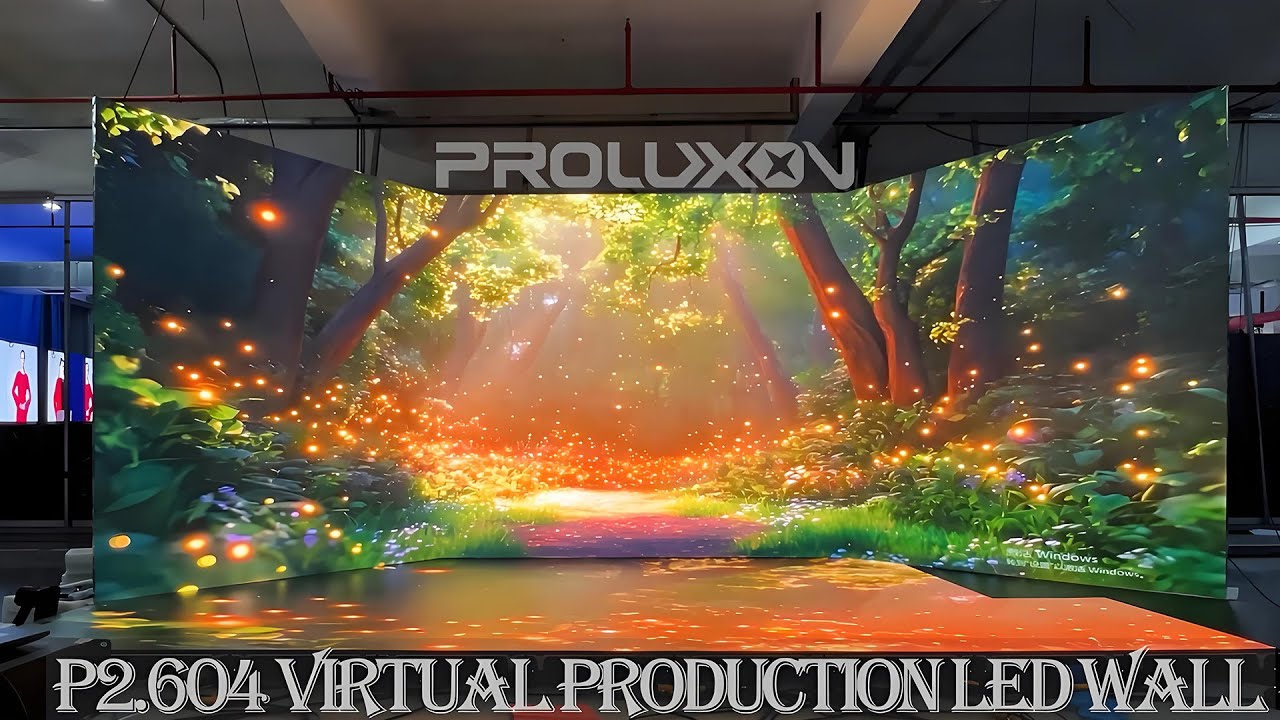 Immersive Virtual Production LED Wall Displays, P2.604 GOB Indoor Fixed and Dance Floor LED Screens