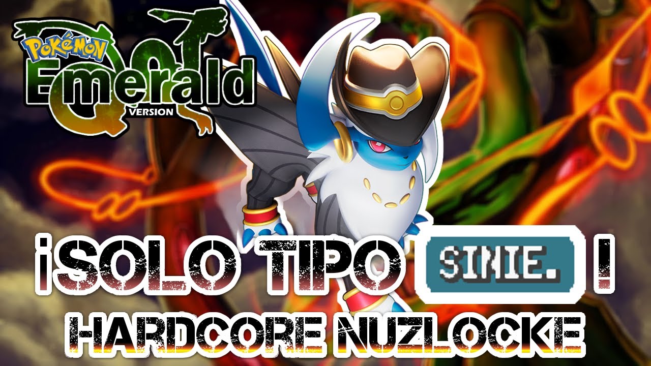 Así Completé POKÉMON ESMERALDA Solo Con Pokemon TIPO SINIESTRO