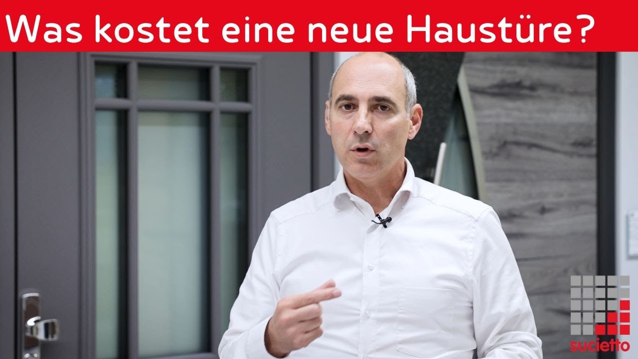 Was kostet eine neue Haustüre? Auf welche muss ich beachten? Was beeinflusst die Kosten?