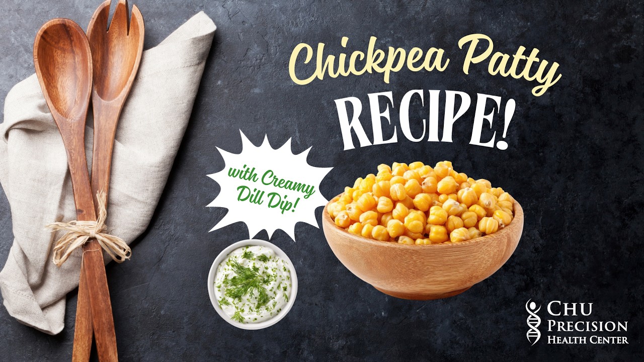 Healthy Chickpea Patties Recipe | High-Fiber Plant Protein Snack