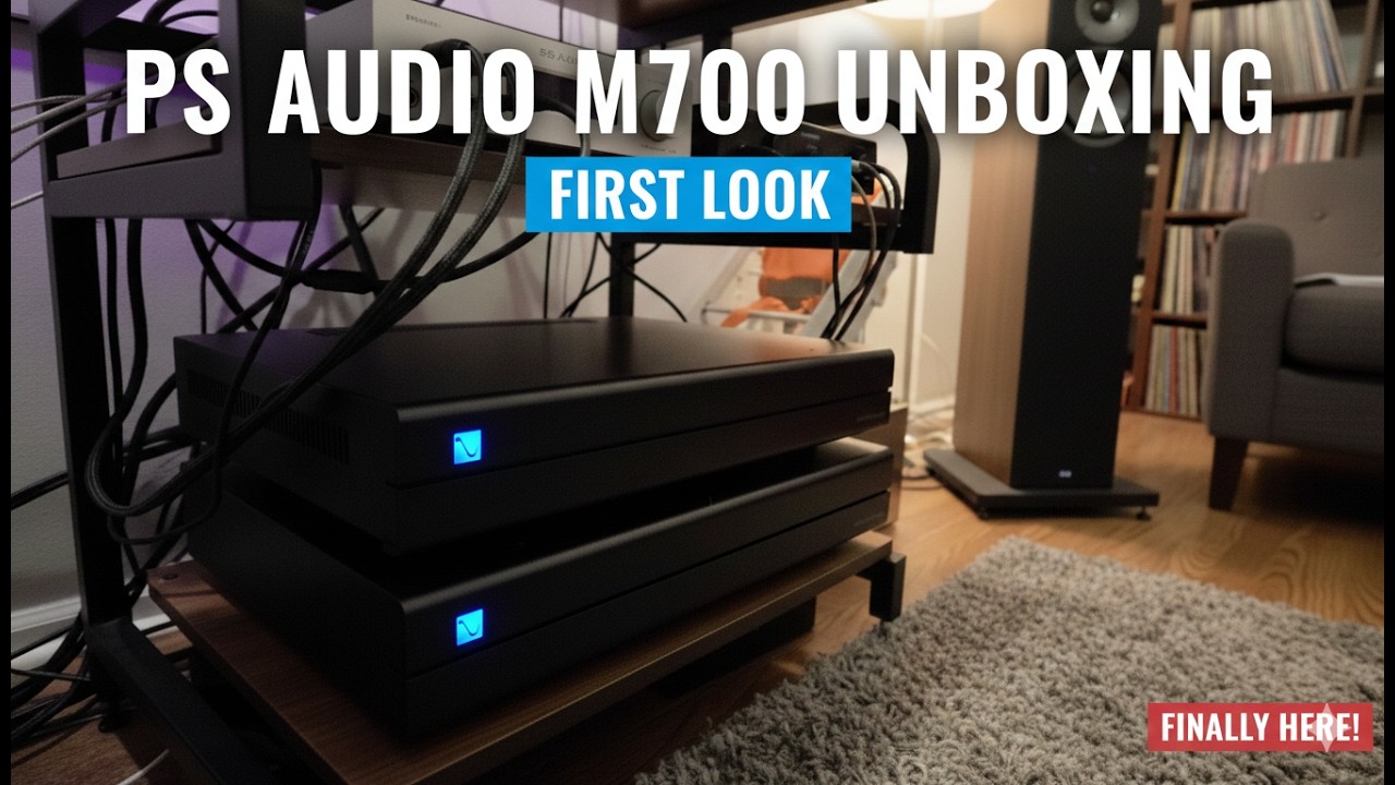 700 Watts per Channel? Unboxing the PS Audio Stellar M700s