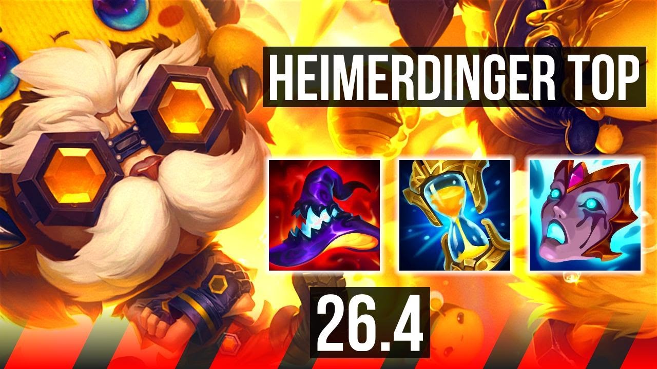 HEIMERDINGER vs ZAAHEN (TOP) | 56K damage | KR Diamond | 26.4
