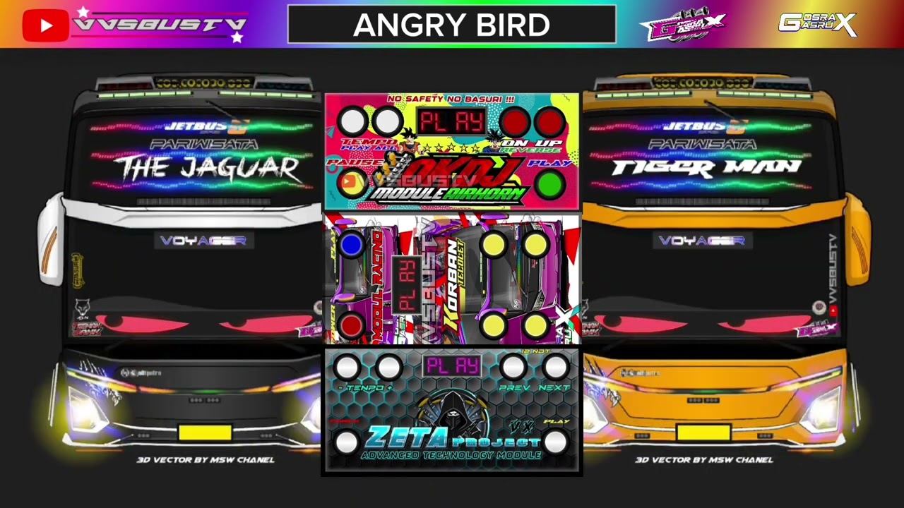BASURI GUGA JUMBO ANGRY BIRD GUGA TARAWANGSA ZAKIA 18 NOT PIANIKA