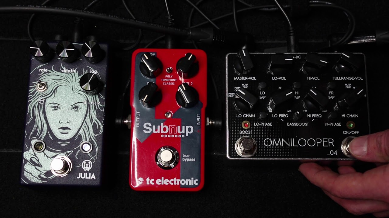 Geargalore// Basspedale - Omnilooper, tc electronic & Walrus Audio