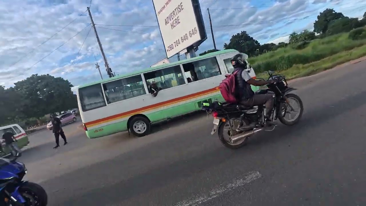 Ride in Lusaka with lady a biker and the boys