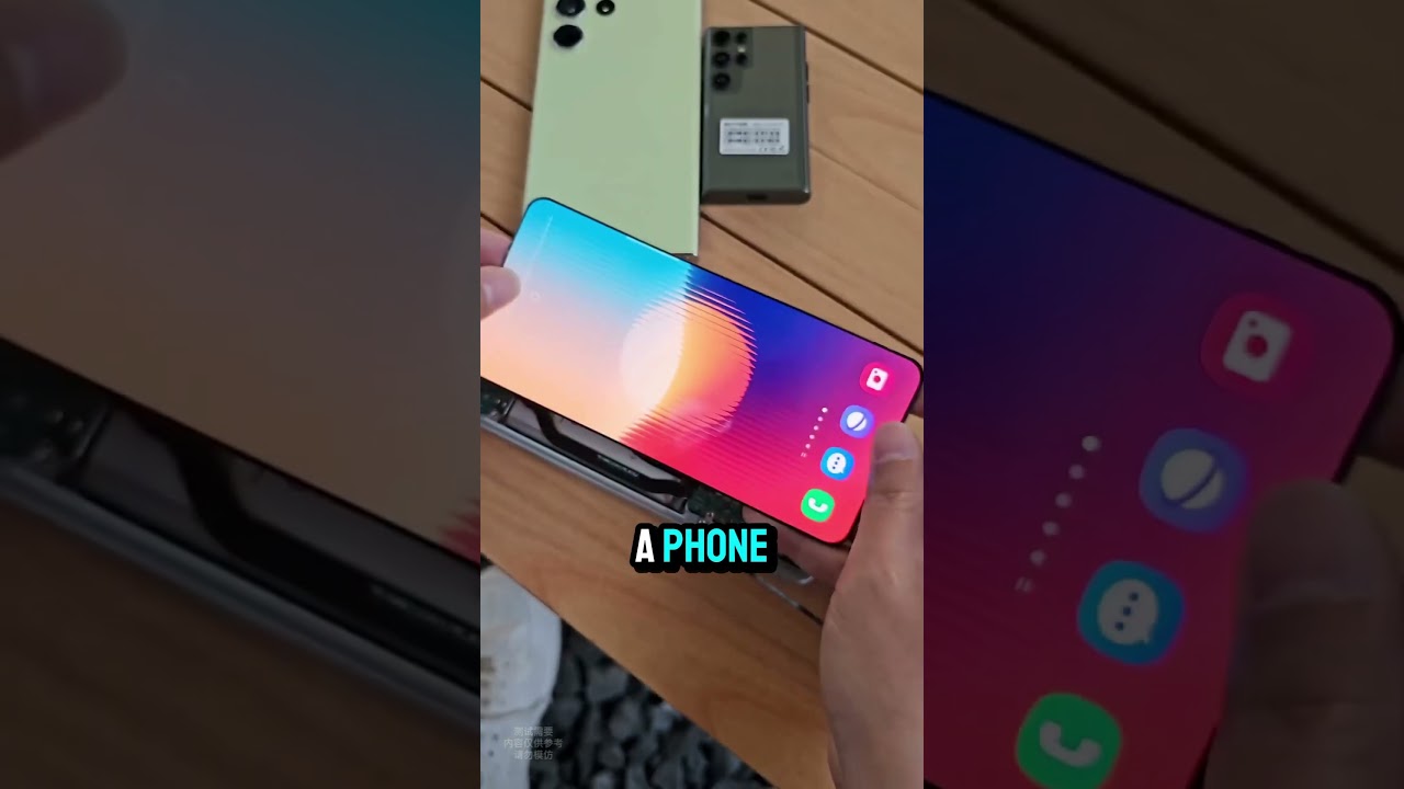 Paper thin bendable phone is causing controversy. Is it real? #shorts #technology