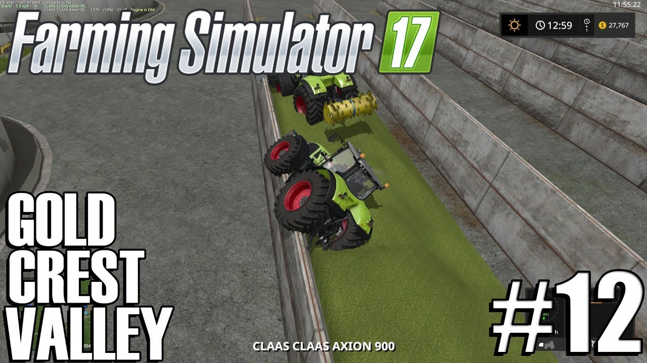 Farming Sim 17 - Gold Crest Valley 2.0- Timelapse #12 - I'm A Silage Expert