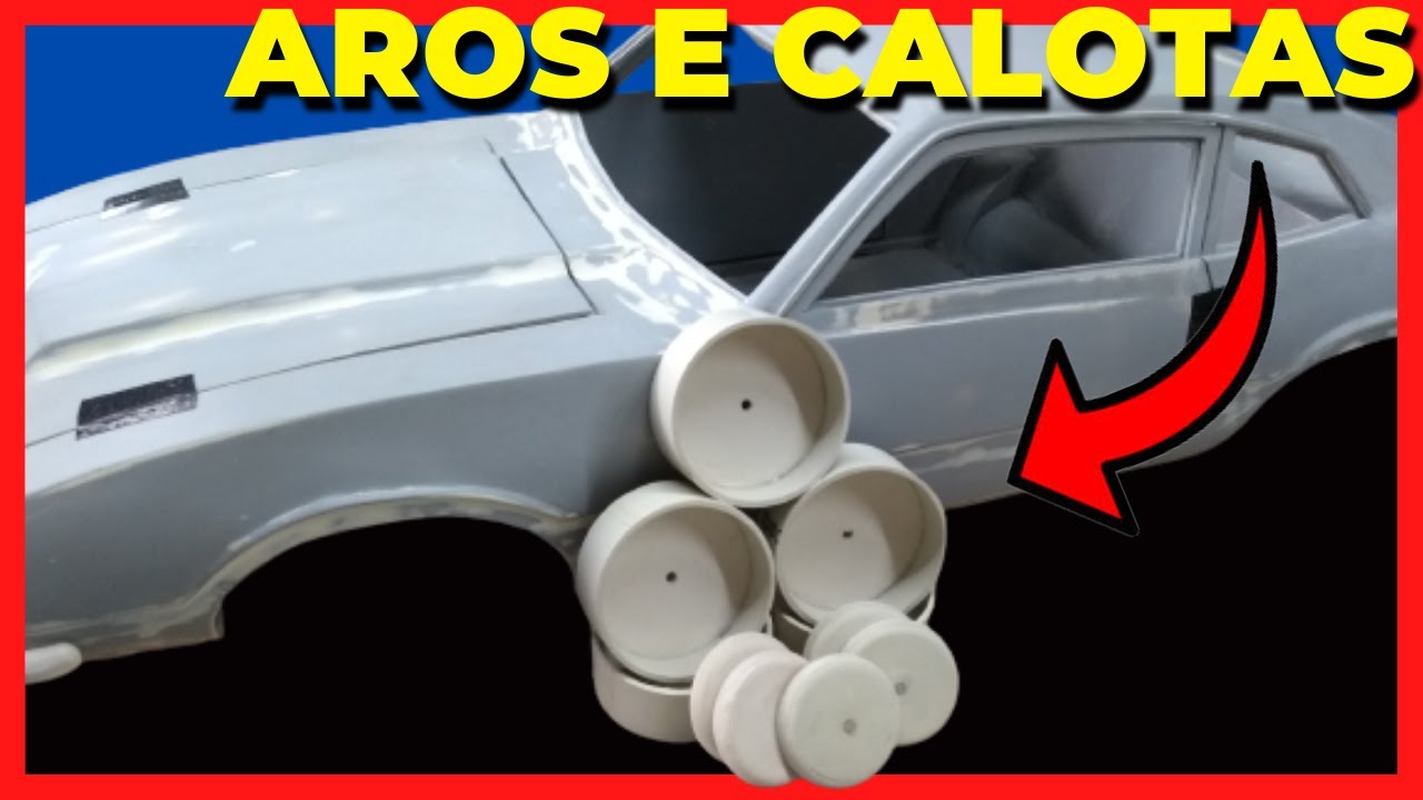 COMO FAZER OS AROS  CALOTAS - FORD MAVERICK GT 302 V8 1/8 - #20