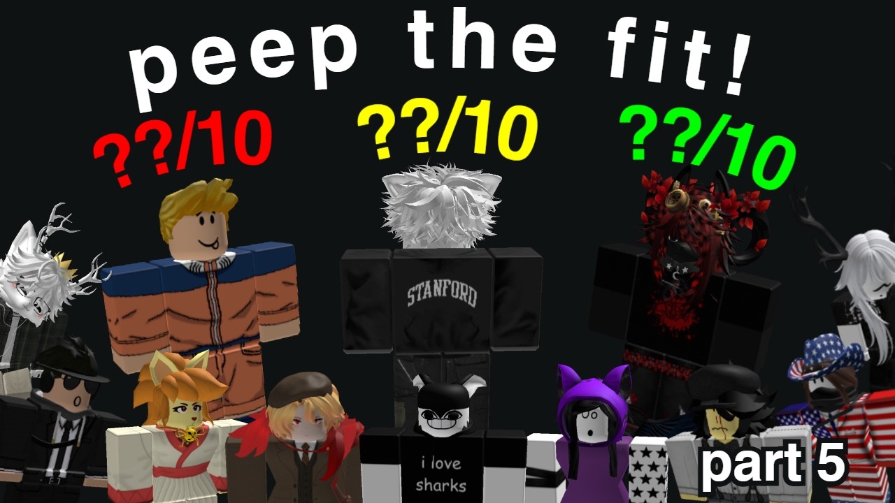 these roblox avatars need some work... (peep the fit part five)