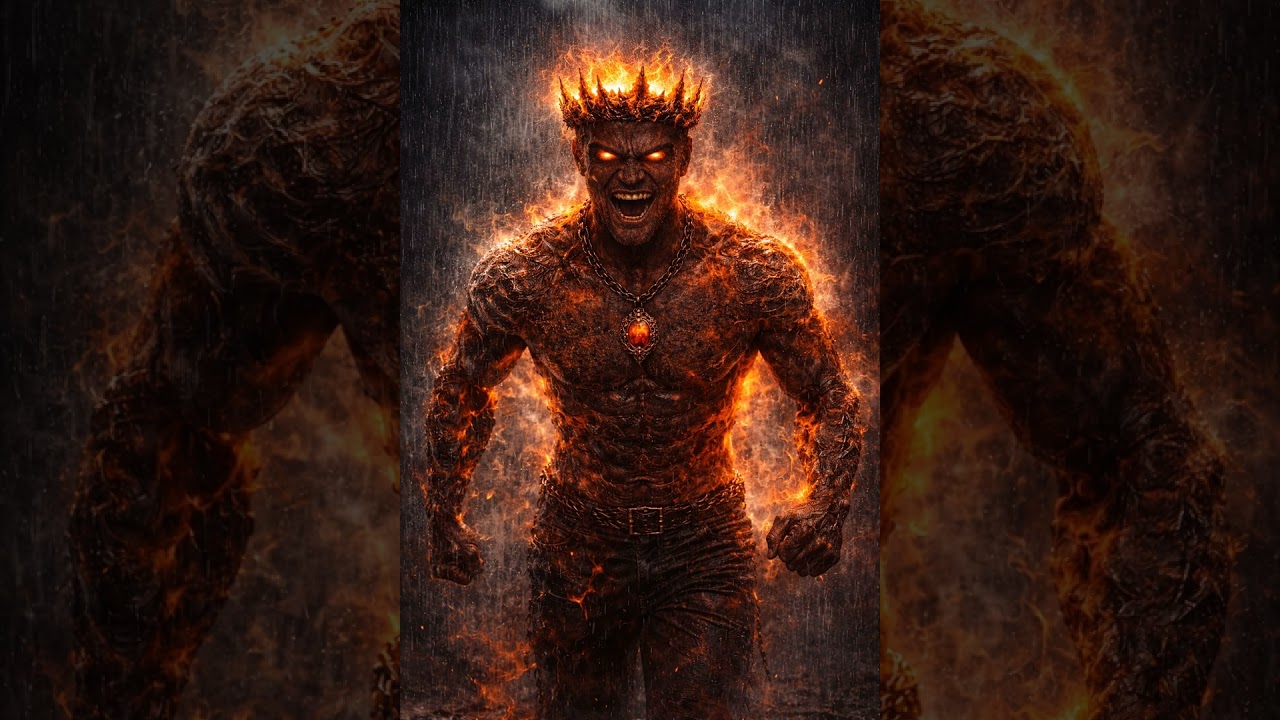 Burning In The Rain - A.I. prompted music based on events.