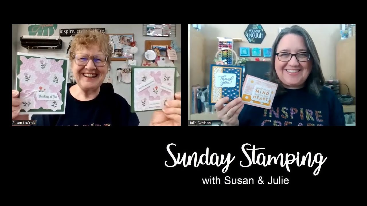Sunday Stamping Ep 107: Stampin' Up! Delightfully Eclectic Designer Paper Card Ideas