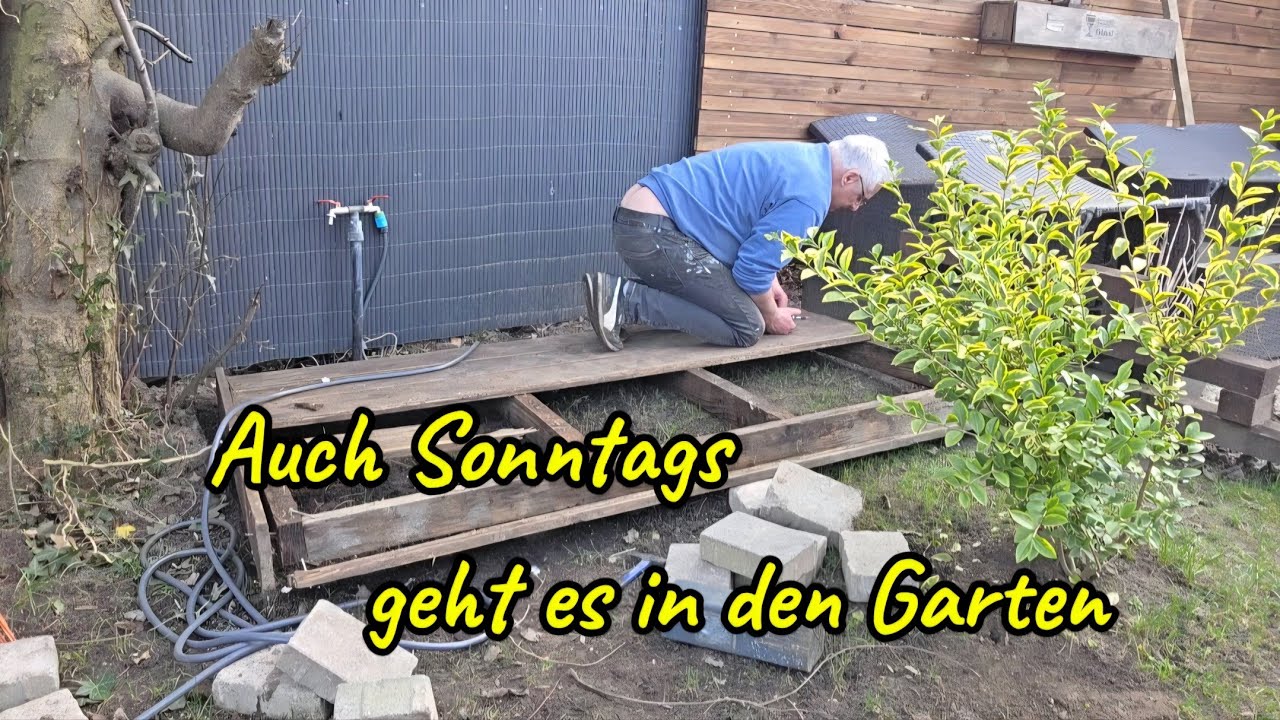 Campingplatz/ auch Sonntags gehts in den Garten