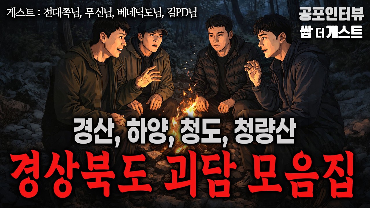 【실화 공포인터뷰】 경상북도 괴담 모음집 (경산, 하양, 청도, 청량산)ㅣ쌈무이 공포라디오ㅣ쌈더게스트ㅣ무서운ㅣ시참ㅣ괴담ㅣ소름ㅣ심야