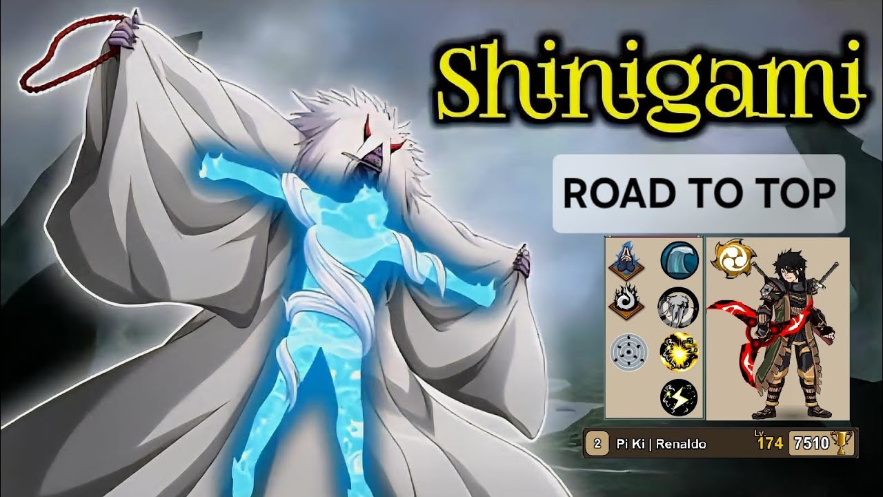 Shinigami Gameplay Pushing 7.5k Trophy [ Early Season |  Shinobi Warfare ]