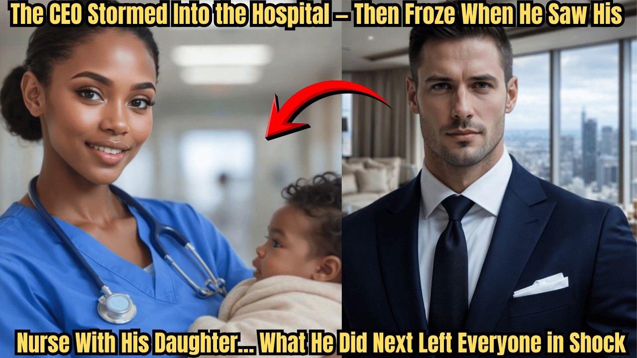 The CEO Stormed Into the Hospital — Then Froze When He Saw His Nurse With His Daughter… What He Did
