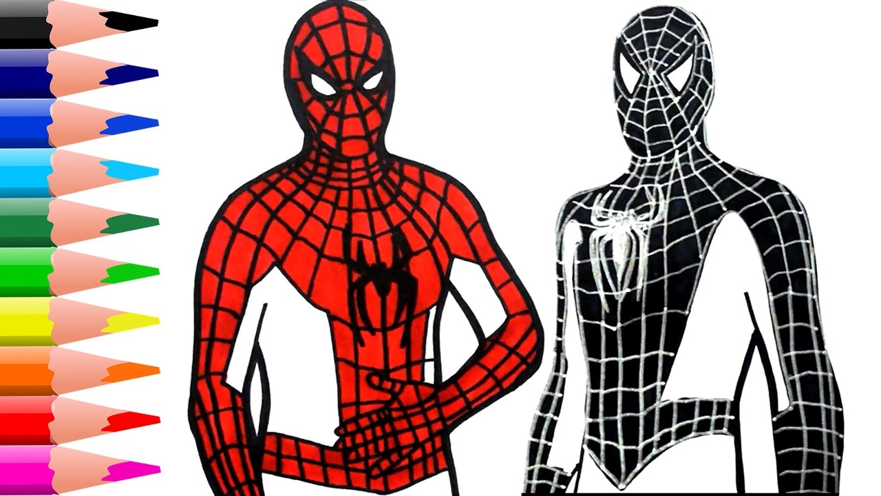 How To Draw Marvel's spider-man BRAND NEW DAY - Tom Holland - Peter Parker suits