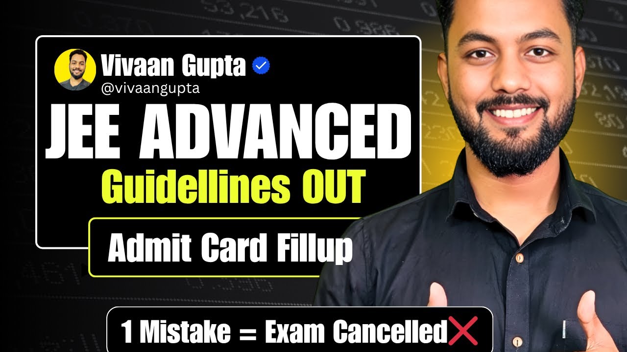 Urgent‼️Update ✅|New JEE Advanced 2026 Exam Guidelines OUT|Jee Advanced 2026 Document at Exam Centre