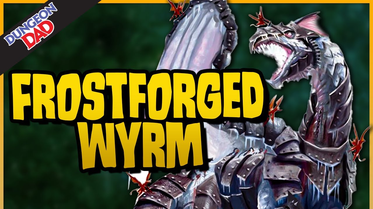 Frostforged Wyrm: This D&D Dragon is Metal as Hell 🤘