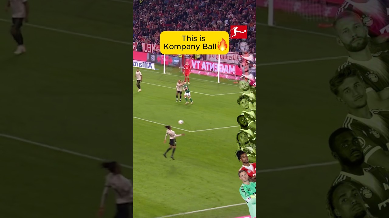 This is Kompany ball🤯#bayern #football #england #germany #spain #italy #belgium
