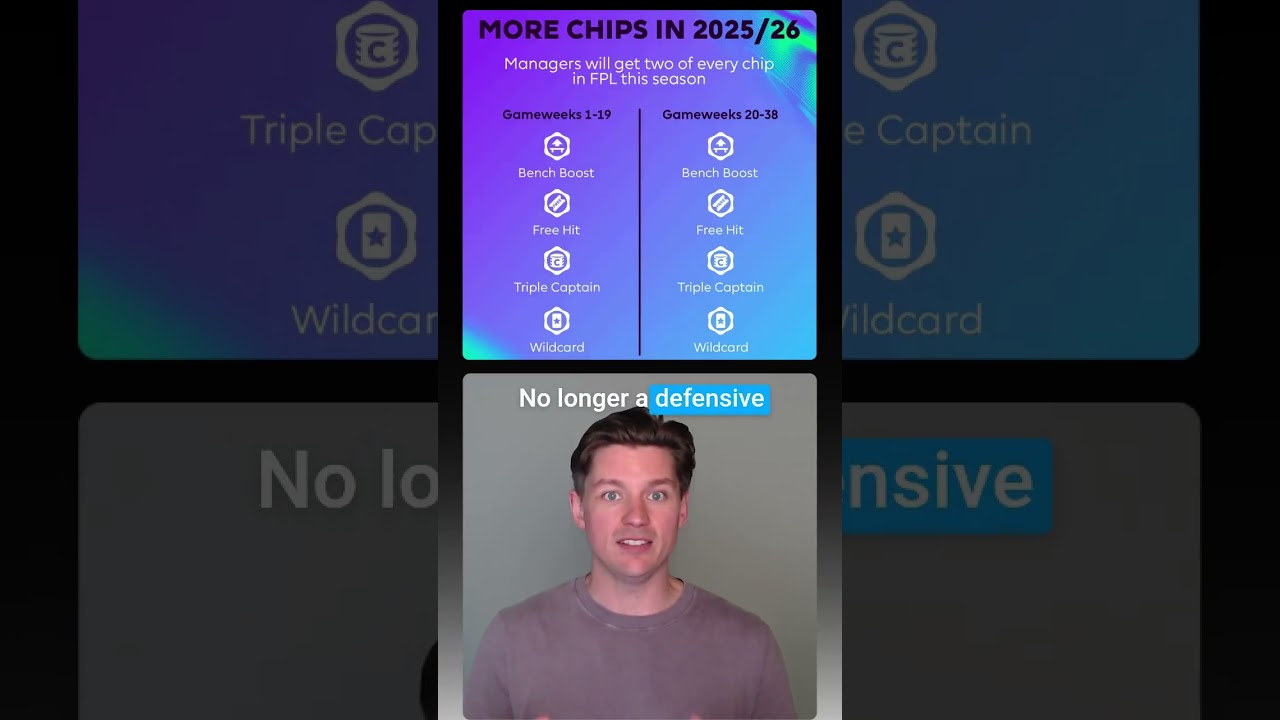🚨MASSIVE FPL Rule Change! New 25/26 FPL Chip Strategy (Game Changer!) #fpl #fpltips #fplchips