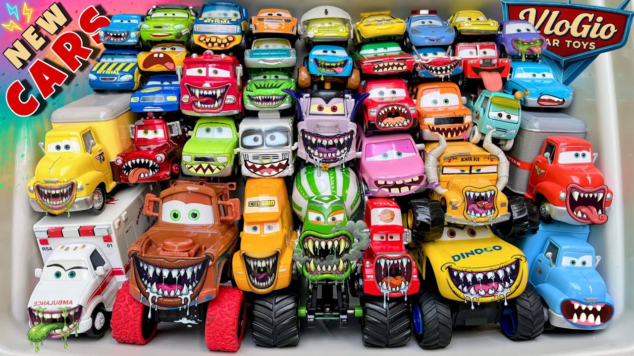 Disney Pixar Cars Unboxing Review | Lightning McQueen, Tow Mater, Doc Hudson, Sally Carrera, Cruz