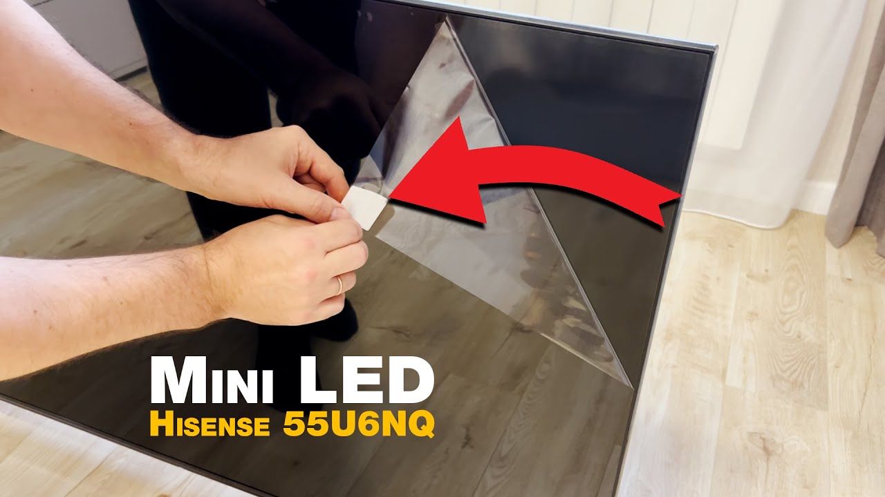 Hisense 55U6NQ. Первое Знакомство запуск и Распаковка