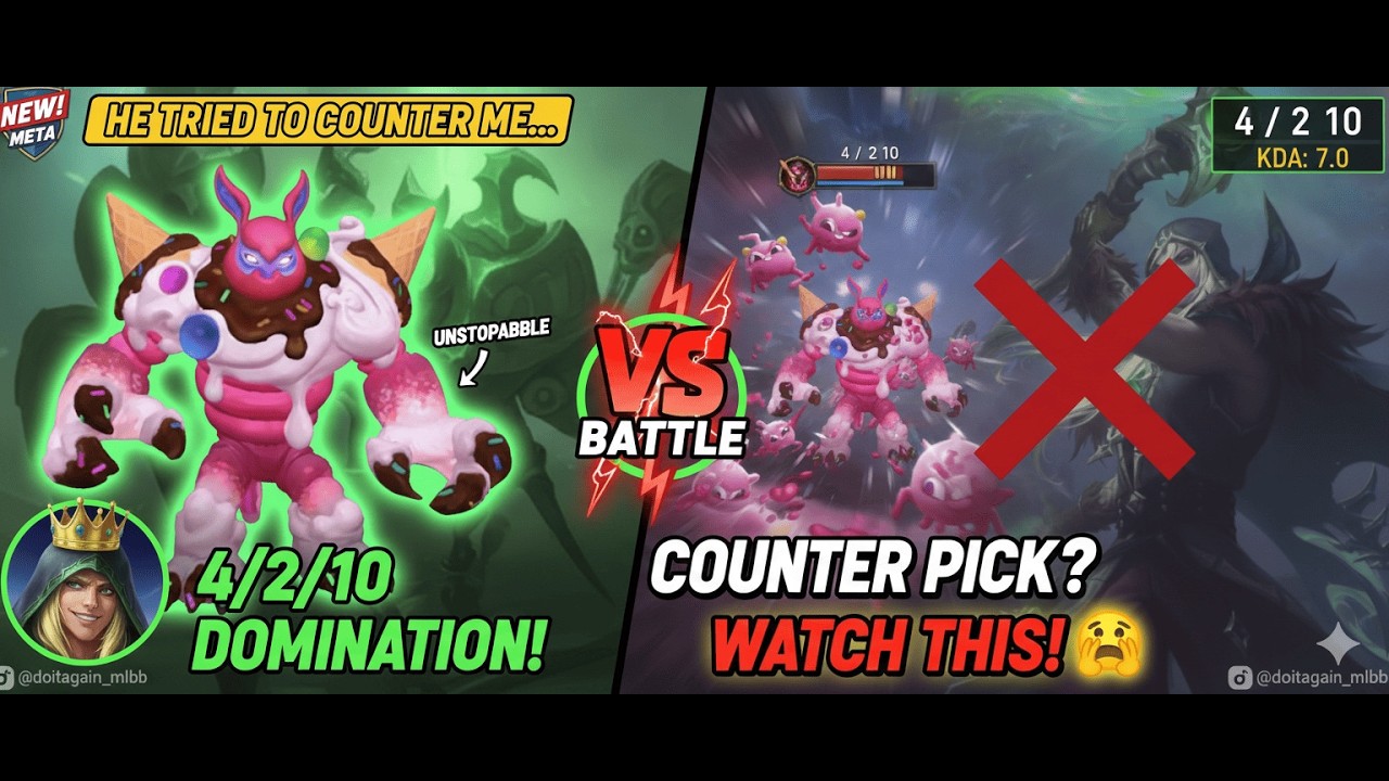 He Picked FARAMIS To Counter Me... So I Showed Him REAL GLOO Power! 💀 | MLBB