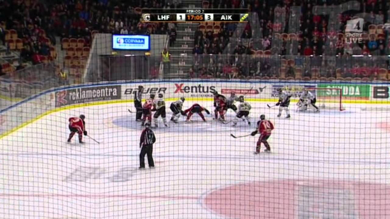 Kvartsfinal 3: Luleå HF 2 - 3 AIK - Elitserien 2012 - (TV4-Sport sändning)