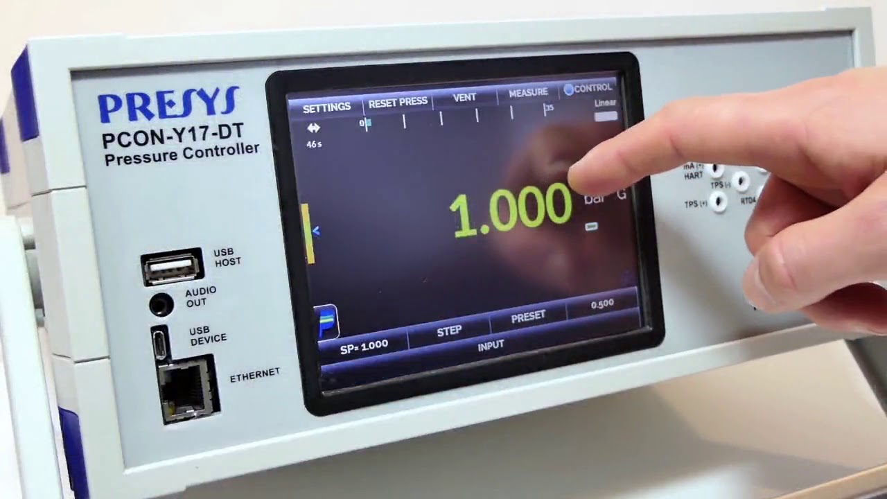 Controlador e Calibrador de Press&atilde;o PCON-Y17 - Presys
