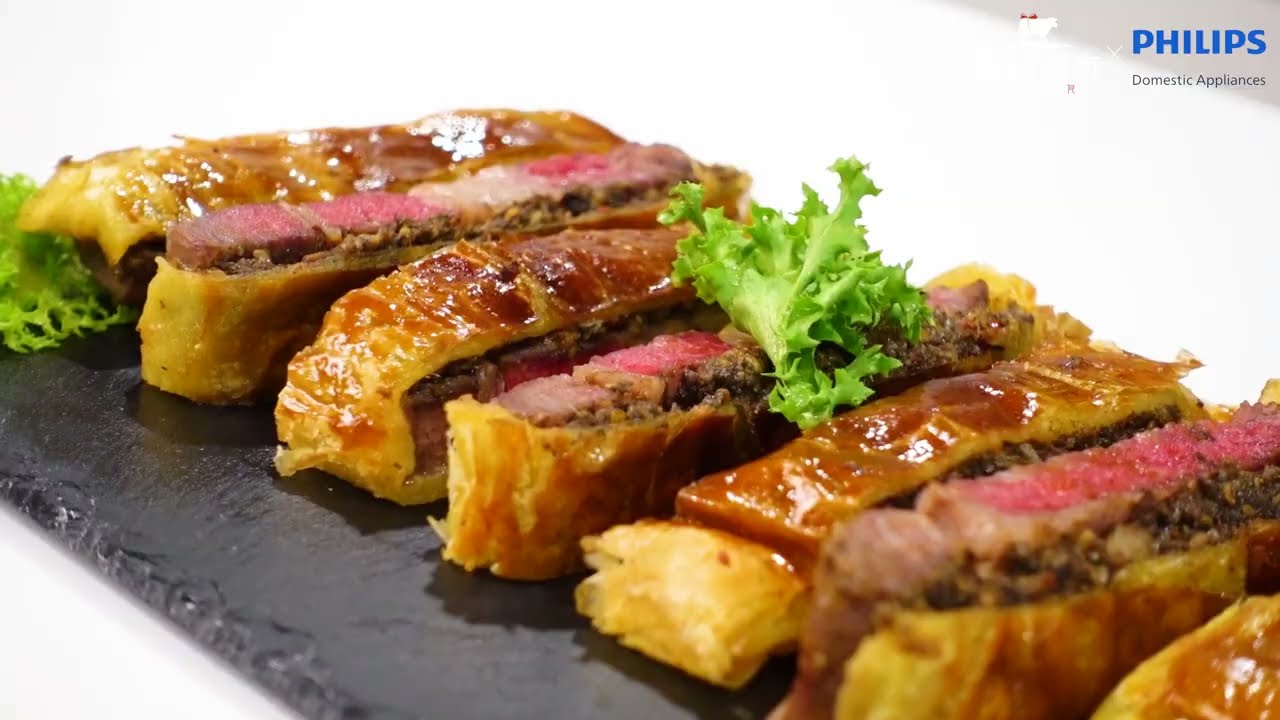 【飛利浦健康氣炸鍋 x 乾杯超市】氣炸鍋出好菜-威靈頓牛排 Philips Airfryer HD9270 Beef Wellington