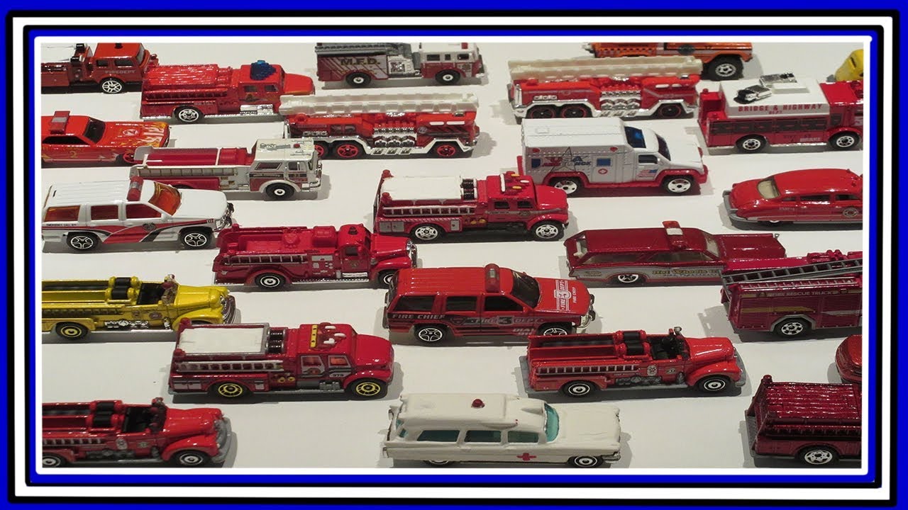 SpeedCity Fire Dept. | Matchbox Fire Truck / Ambulance Collection